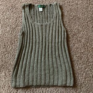 Vintage 90s J. Crew knitted tank top XS